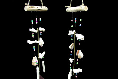 Making Coral Wind Chimes